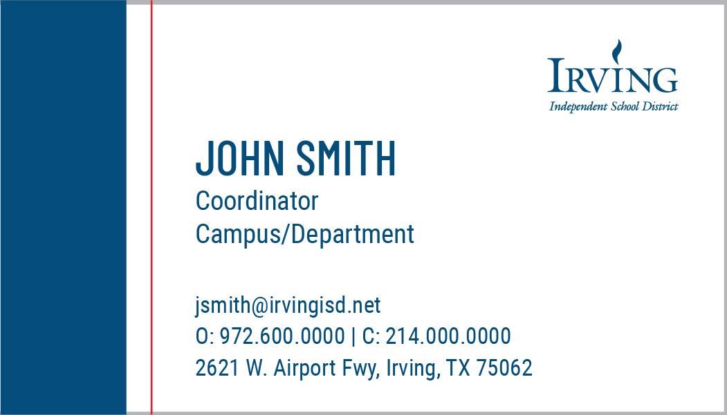 Business Card Example  