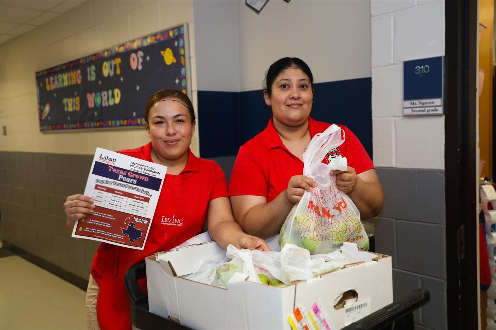 Five Irving ISD Elementary Schools Awarded Fresh Fruit and Vegetable Program Grant