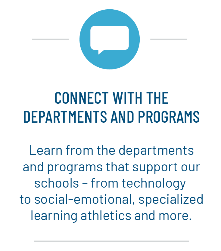 Connect with the departments and programs